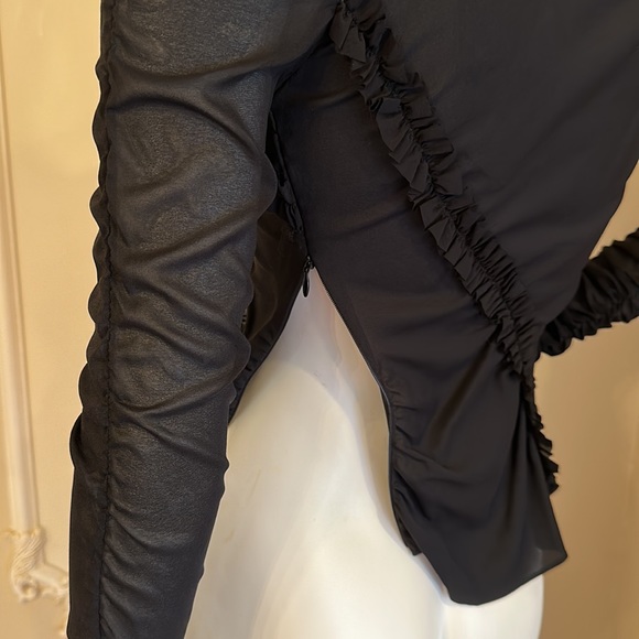 3.1 Phillip Lim Silk Ruched Black  Size 0 - Picture 10 of 12